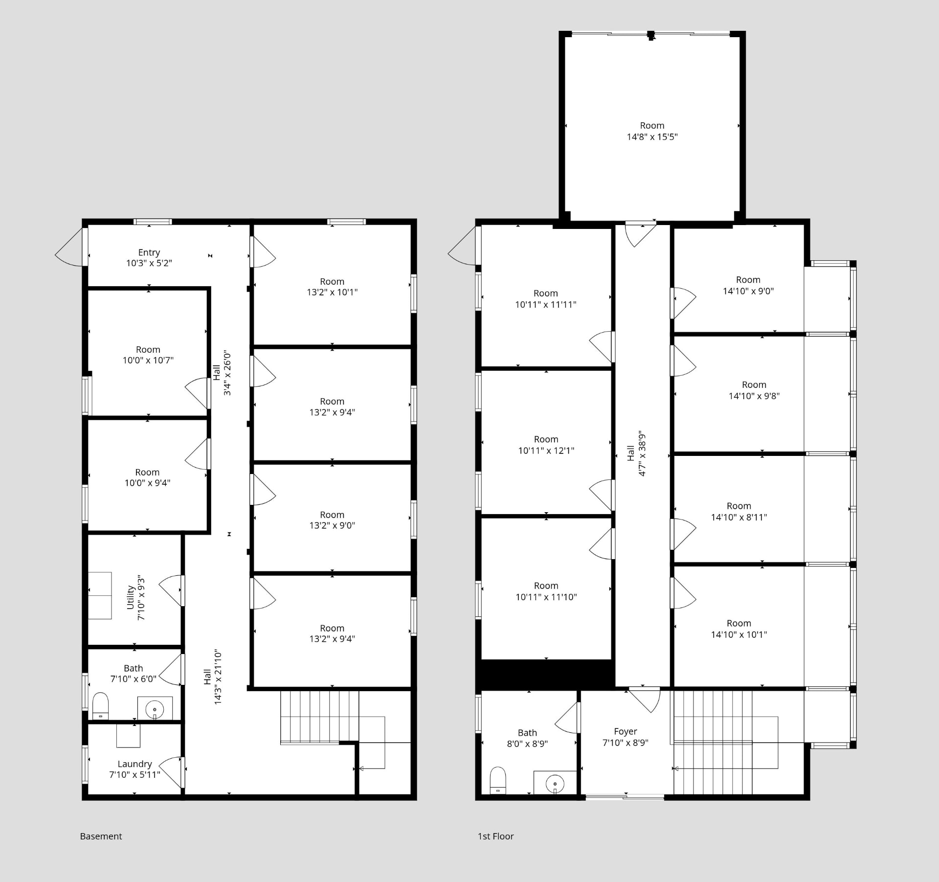 Floor plan of Suites of St. Charles at 1010 South Drive, St. Charles, MO